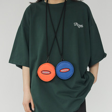 迷你小圆包包女零钱包耳机包男挂脖子包轻便装饰挂包单肩斜挎包