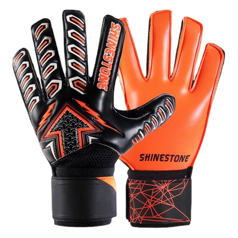 Goalkeeper Gloves Adult Children Thickened Latex Goalkeeper Gloves Competition Training