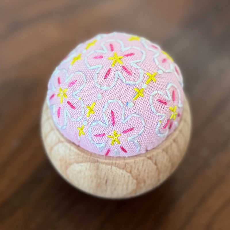 Paquete de material de bricolaje de bordado, bordado de espinas, práctica para principiantes, bolso de mano, juego de regalo, flor de bordado Lu, caja de inserción de aguja de autobordado tridimensional