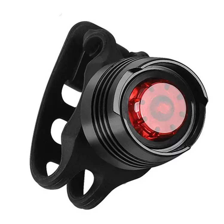 山地公路车高亮圆形迷你警示灯红宝石青蛙灯防水铝合金自行车尾灯