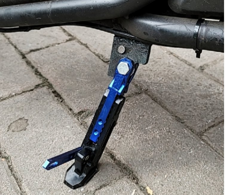 Electric Vehicle Support Stand Single Support Fixed Seat Motorcycle Side Support Accessory Piece Punching Piece Parking Rack Side Stand Foot Connection