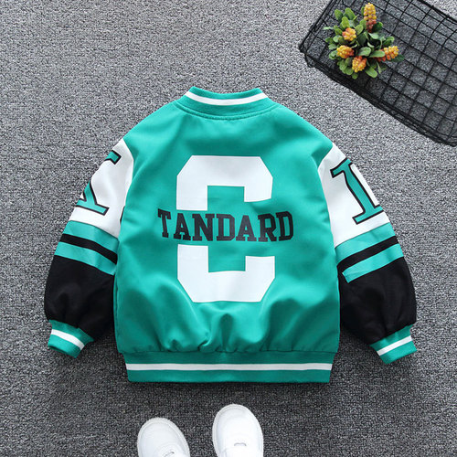 Boys' Jackets Spring and Autumn Korean Style Medium and Large Children's Clothing Boys' Jackets Sportswear 2024 Spring New Children's Tops