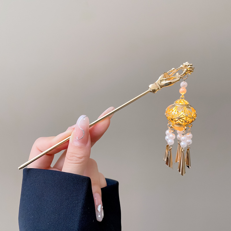 Nueva horquilla china, estilo antiguo, horquilla con flecos, sentido avanzado, traje antiguo, Hanfu, tocado para el cabello, cheongsam, horquilla, horquilla