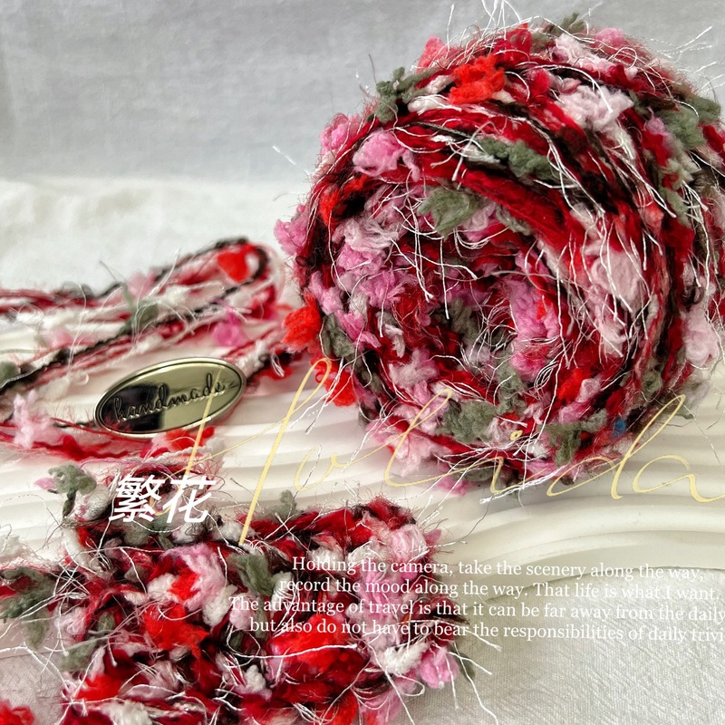 卸売りの花の手の混線のカードのセットの特色の線の棒の針のかぎ針は毛糸の段を編んで魚の尾の糸を染めます。|undefined