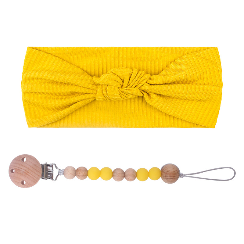 Bebé suministros bebé lindo pelo banda calmante bebé cuentas de silicona mordedor pezón cadena anti-caída traje de cadena Nuevo