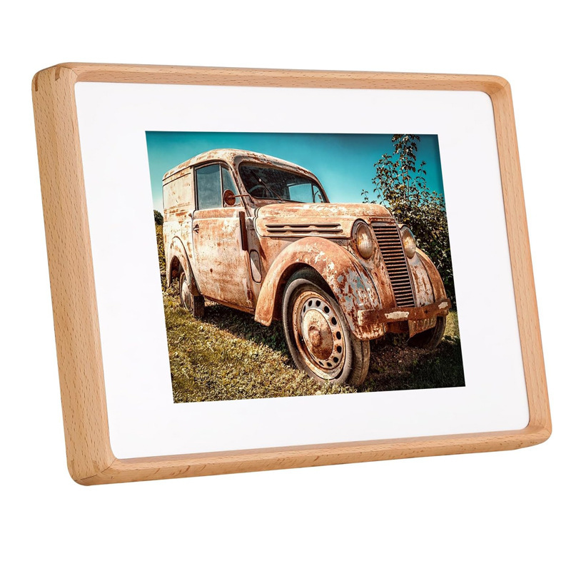 Rounded Mortise and Tenon Beech Wood Photo Frame Solid Wood Picture Frame Mounting 8x10inch 11X14 DIY Decorative Painting Display Stand Manufacturer Batch