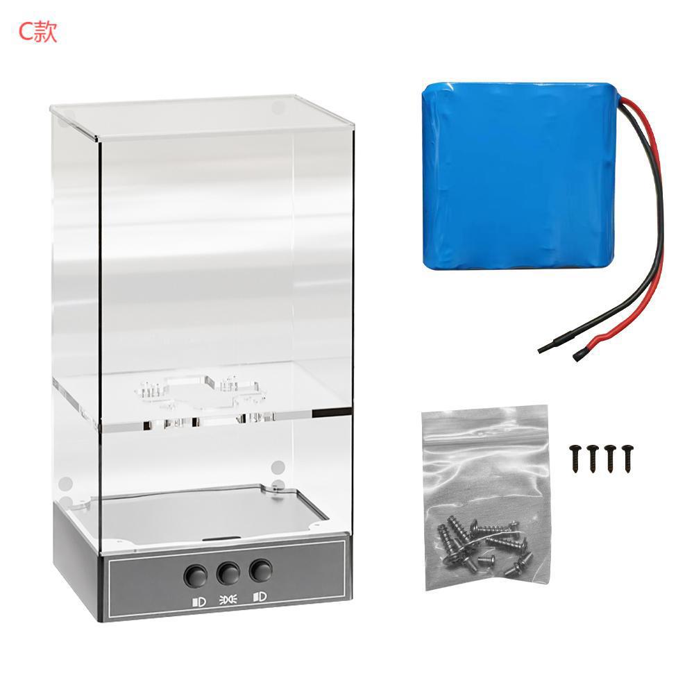 faro de automóvil lámpara de automóvil modificación LED doble luz lente caja de exhibición caja de prueba totalmente integrada batería recargable marco de exhibición