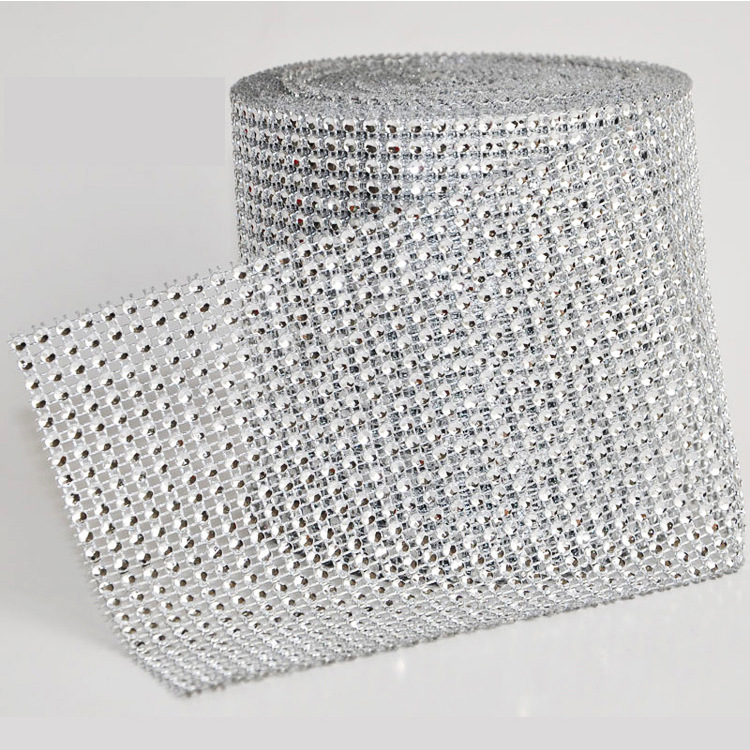 24 filas de taladro de malla de plástico hueco/taladro de línea/taladro de fila de 4mm/taladro de imitación, decoración navideña, artesanía, cortina