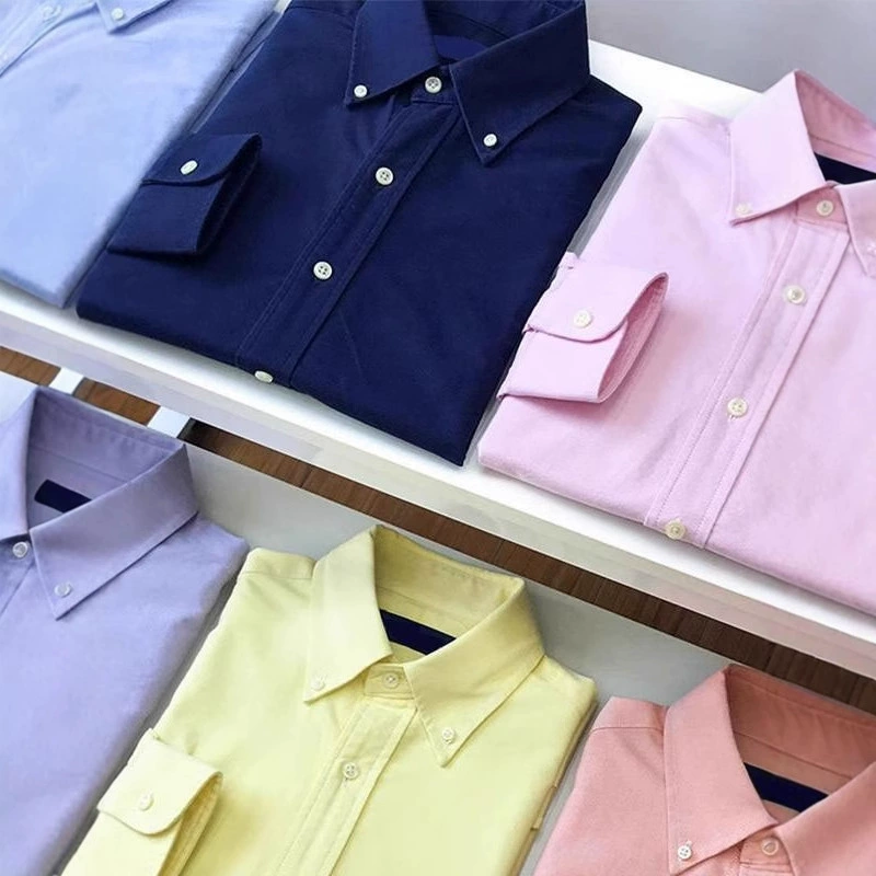 2212 # хлопчатобумажная пони с вышивкой внешней торговли рубашка с длинным рукавом мужская футболка с отворотом трансграничная мужская рубашка POLO