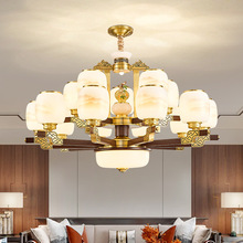 客厅吊灯新中式别墅大厅主灯中国风高档大气酒店茶楼禅意客厅吊灯