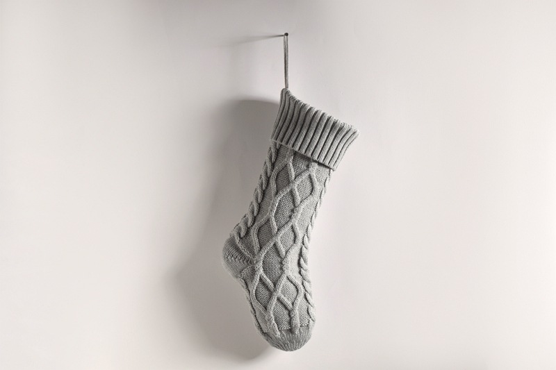 Forniture per ciondoli decorativi in filato da regalo fai da te lavorate a maglia, grande sacchetto per caramelle, doppio set di calzini di Natale a forma di diamante_voghion.com