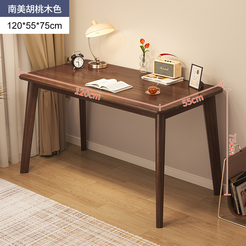 Escritorio simple para estudiantes en casa escritorio de escritura de aprendizaje moderno simple escritorio de computadora silla dormitorio de escritorio patas de madera maciza