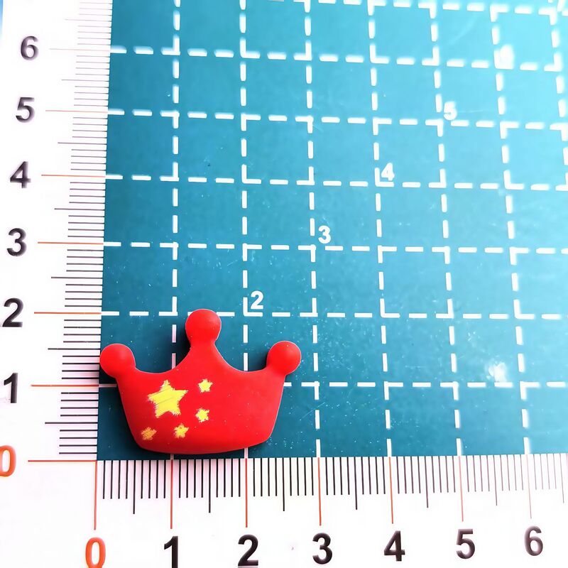 亮面国庆节太阳花五角星国旗皇冠树脂配件小熊兔子爱心diy手工饰|undefined