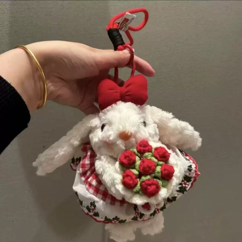 Douyin 同じスタイル垂れ耳ウサギ漫画ペンダント小さなギフト人形ぬいぐるみキーホルダーブラインドボックス人形|undefined
