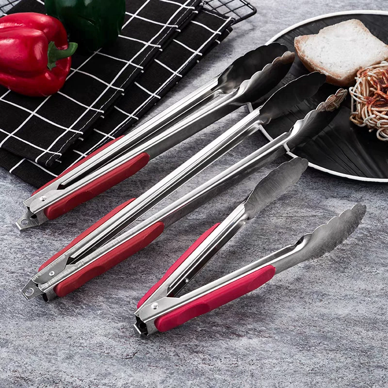 Пищевой зажим из нержавеющей стали Зажим для барбекю Зажим для еды Зажим для еды Зажим для еды Зажим для кухни Зажим для холодных блюд