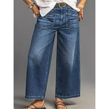 F 76092 Stretch Wide-Leg Jeans ��������ţ�п� �羳��Ӧ