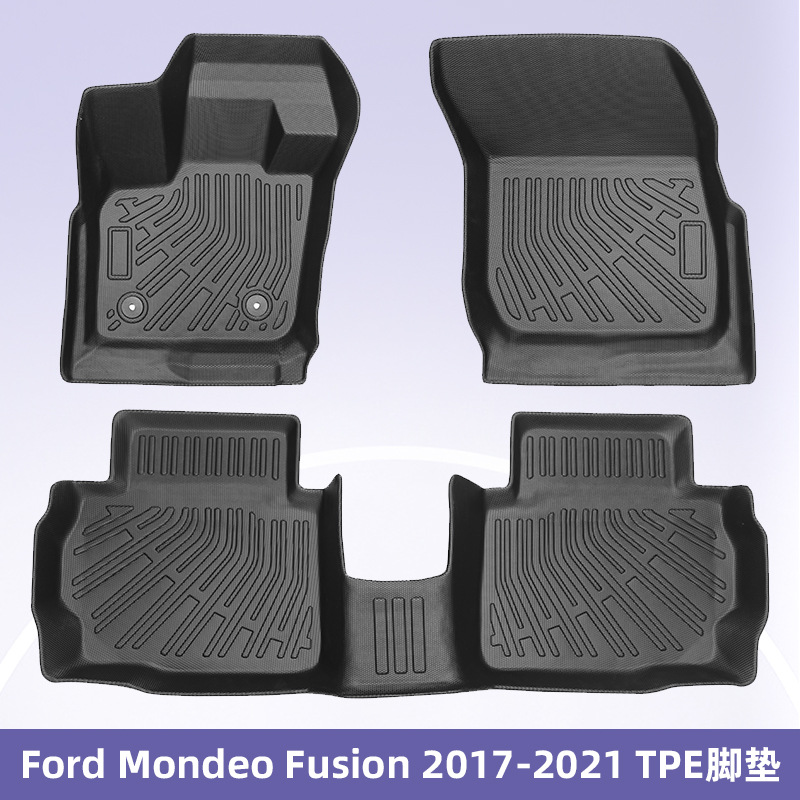 Para Ford Mondeo Fusion2017 - 2021 3D TPE para todas las condiciones climáticas Cojín de cola