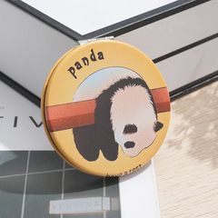 卡通雙面便攜化妝鏡圓形迷你鏡子包包補妝鏡學生女摺疊小鏡子批發