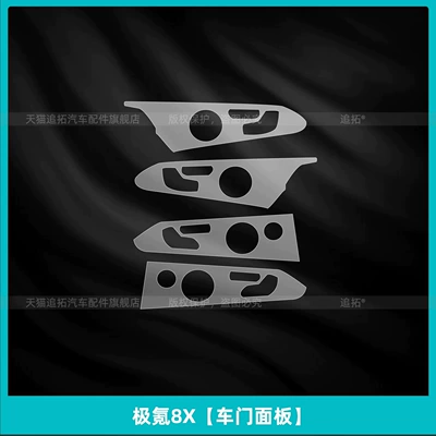 Car interior film, film for the rear air conditioning screen - jikrypton-8xdoor-panel
