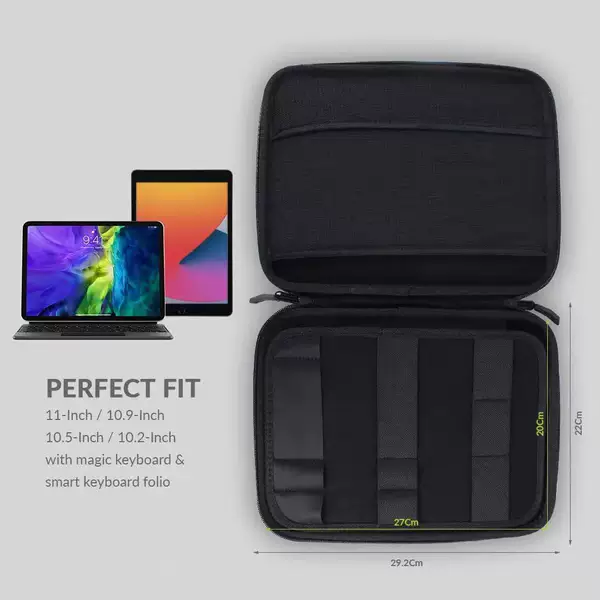 iPad tablet protective case 11inch 10.9inch hard shell storage bag suitable for Huawei and Xiaomi tablet computers