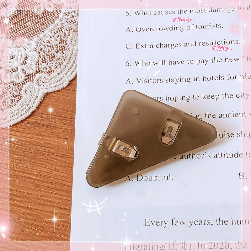 검은색 삼각형 클립 [가격은 1개입니다]