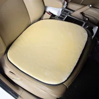 Автомобильная Подушка Зимняя шерстяная подушка для сиденья автомобиля шерстяная подушка четыре сезона Короткие Плюшевые Теплые автомобильные подушки автомобильные принадлежности