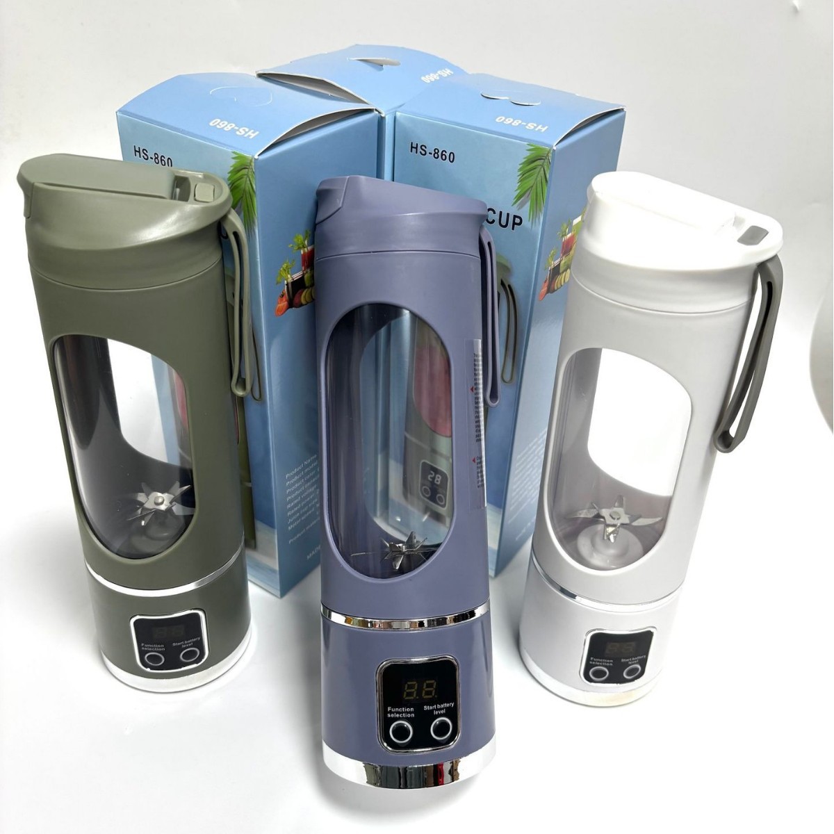 12 cuchillos transfronterizos taza de jugo portátil multifuncional taza de acompañamiento de usuario doméstico taza de máquina de jugo exterior mezclador automático