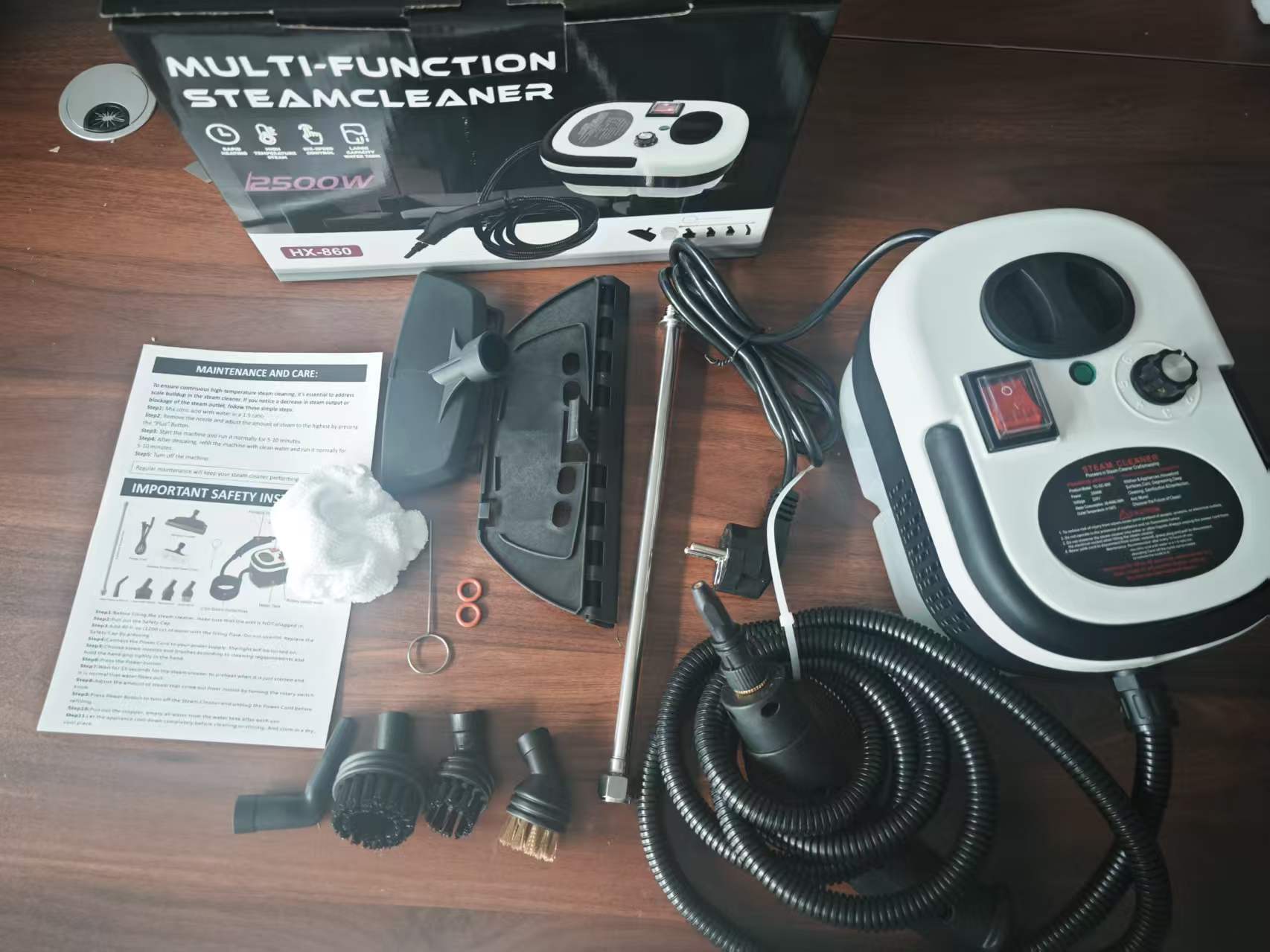 Limpiador de Vapor de Alta Temperatura de ABS, Alta Presión, Ajustable, para Cocina y Uso Doméstico image 7