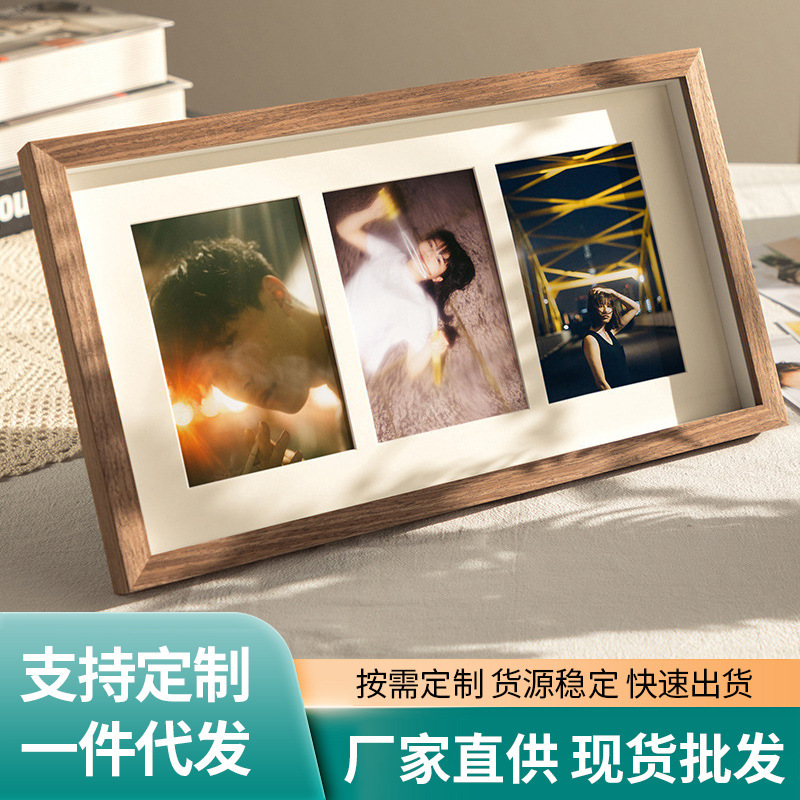 Photo Frame for Campus Growth, 3D Commemorative Hollow Wedding Wooden Frame, Children's Triptych Wall Hanging Photo Frame for Campus Growth, 3D Commemorative Hollow Wedding Wooden Frame, Children's Triptych Wall Hanging