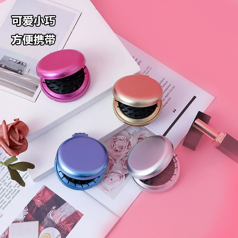 З Cartoon folding cute soft heel, handheld air bag, massager, brush, small mirror