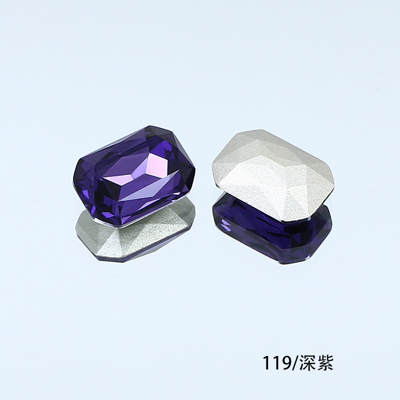 東洲クリスタル14*10長方形八角形ネイルアート尖底ラインストーンK9ガラスラインストーンDIY装飾品アクセサリー衣料品材料|undefined