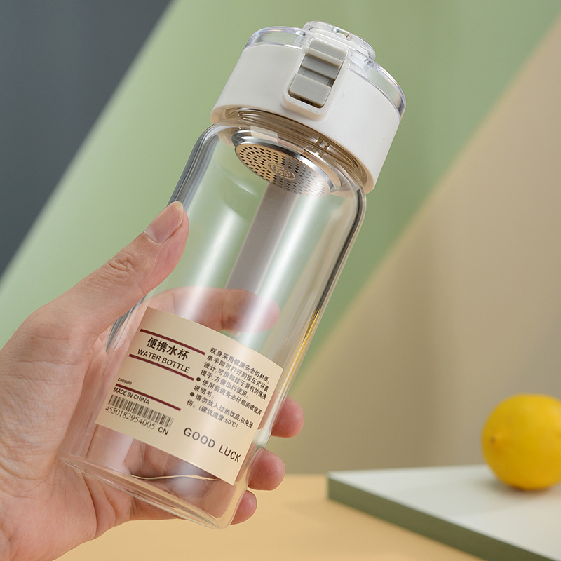 玻璃杯無印良品MUJI高顏值杯子大容量高硼硅學生便攜水杯廠家批發