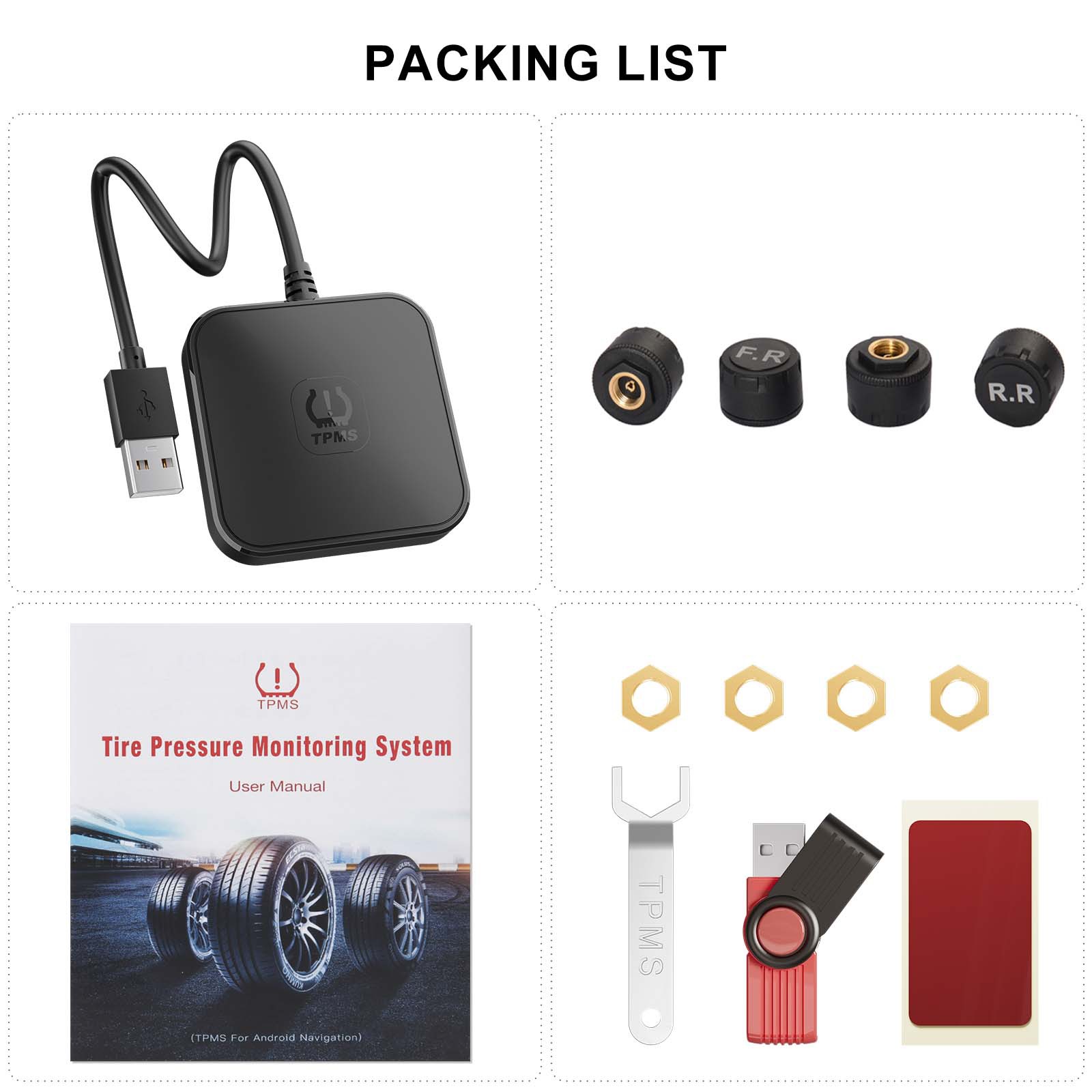 Che Shi Tong – Android USB Tire pressure monitoring system - copper