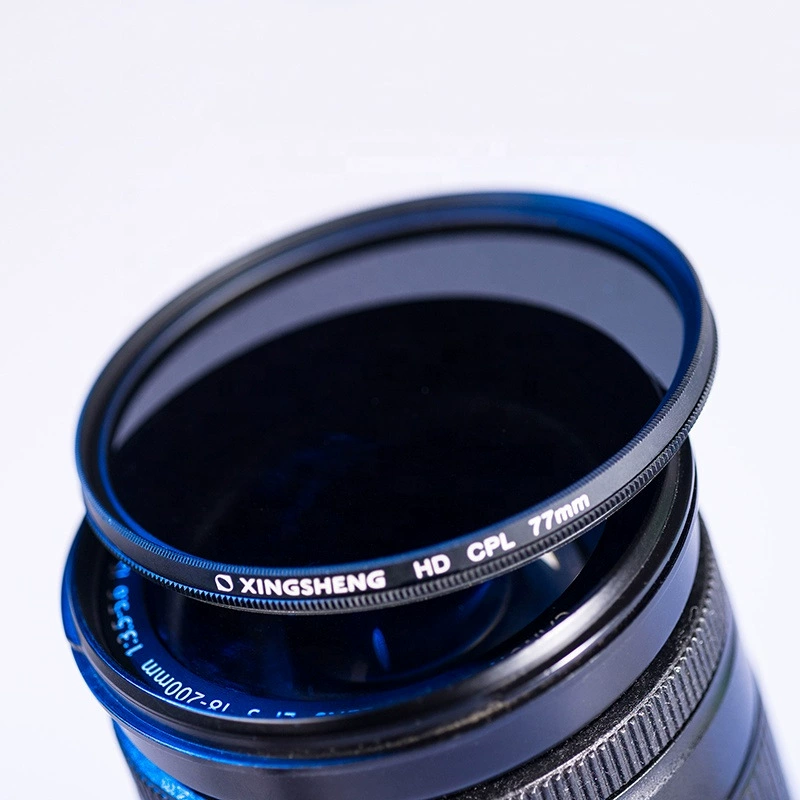 Поляризатор CPL, поляризационный фильтр 77 мм, ультратонкое водонепроницаемое многослойное покрытие высокой четкости с защитой от плесени (можно настроить)