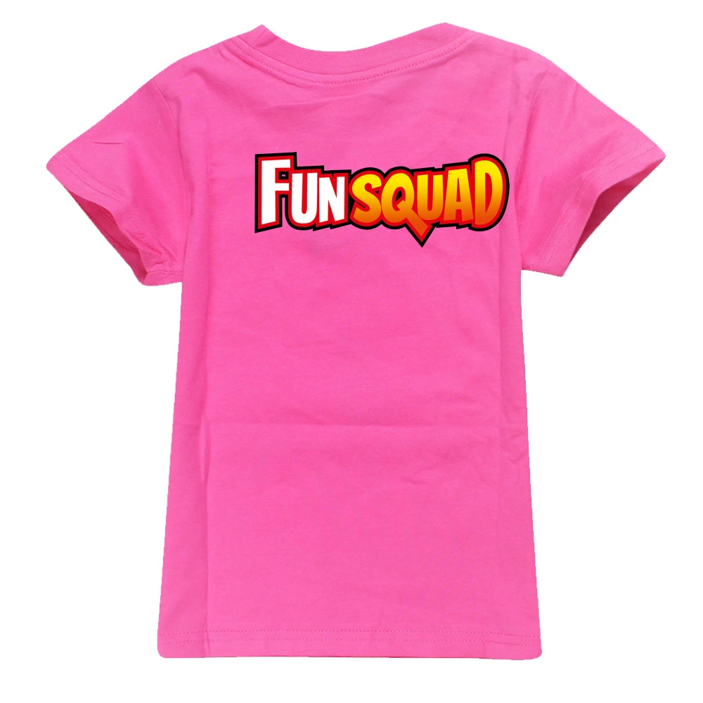 Children's cotton T-shirt Boy Fun Squad Gaming Cartoon T shirt Print Kids T-shirt Girl's Harajuku Summer 3D Short Sleeve T-shirt t-shirt in kid	