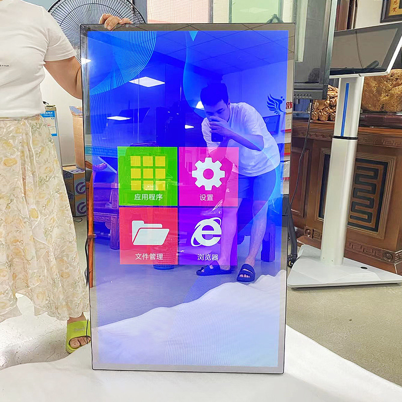 云视梦洗手间魔镜 卫浴魔镜健身房魔镜广告机人体感应触摸一体机