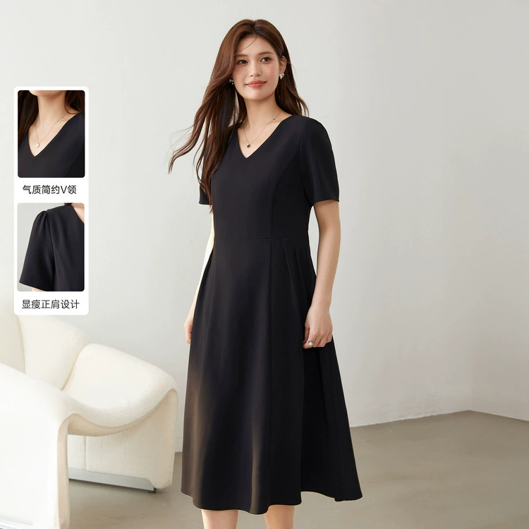 Слепое шоу большой размер женской одежды французского темперамента высокого уровня