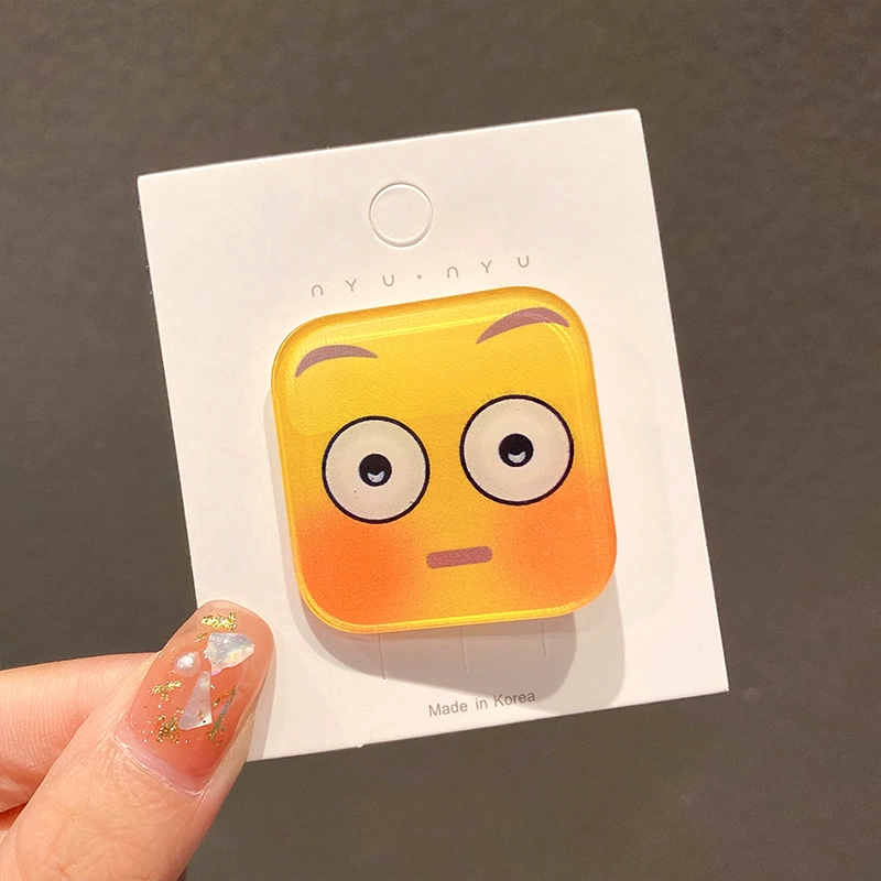 Набор заколок для волос (Drip Khan) наклейки Emoji Water-Drop & Sweat, 16 вариантов