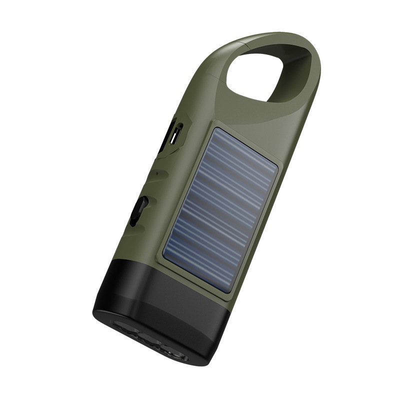 Lintera solar de mano multifuncional camping power supply emergencia led iluminación de emergencia al aire libre generar linterna image 6