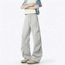 户外速干冲锋裤男女夏季潮牌薄款百搭透气登山运动裤伞兵工装长裤