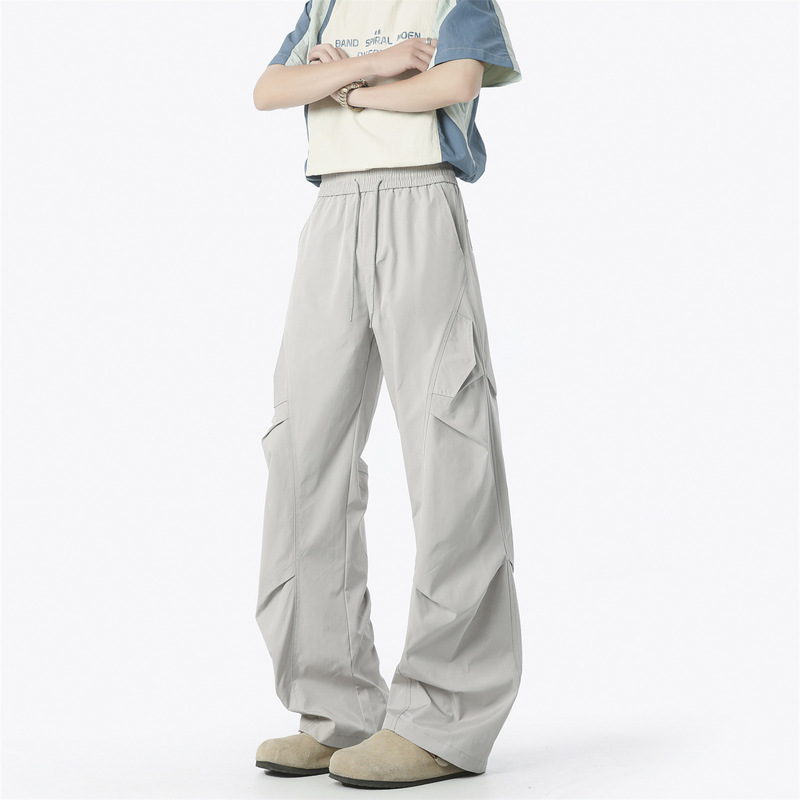 Outdoor Quick-Dry Softshell Pants for Men and Women, Summer Trendy Thin Versatile Breathable Hiking Sports Pants, Paratrooper Cargo Long Pants