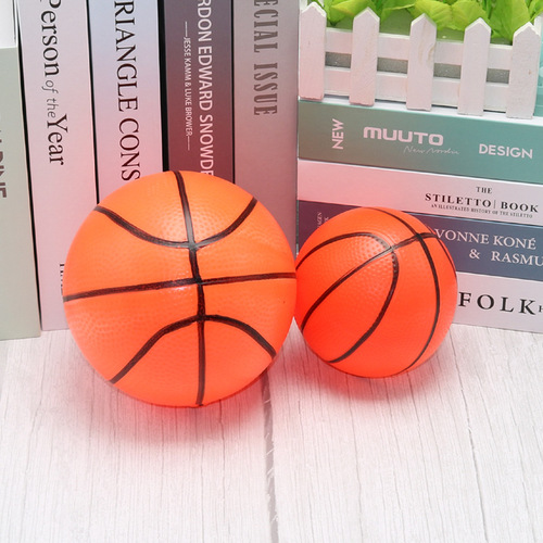 Children's small leather ball inflatable balloon baby toy hand grab clap ball kindergarten elastic small basketball factory wholesale