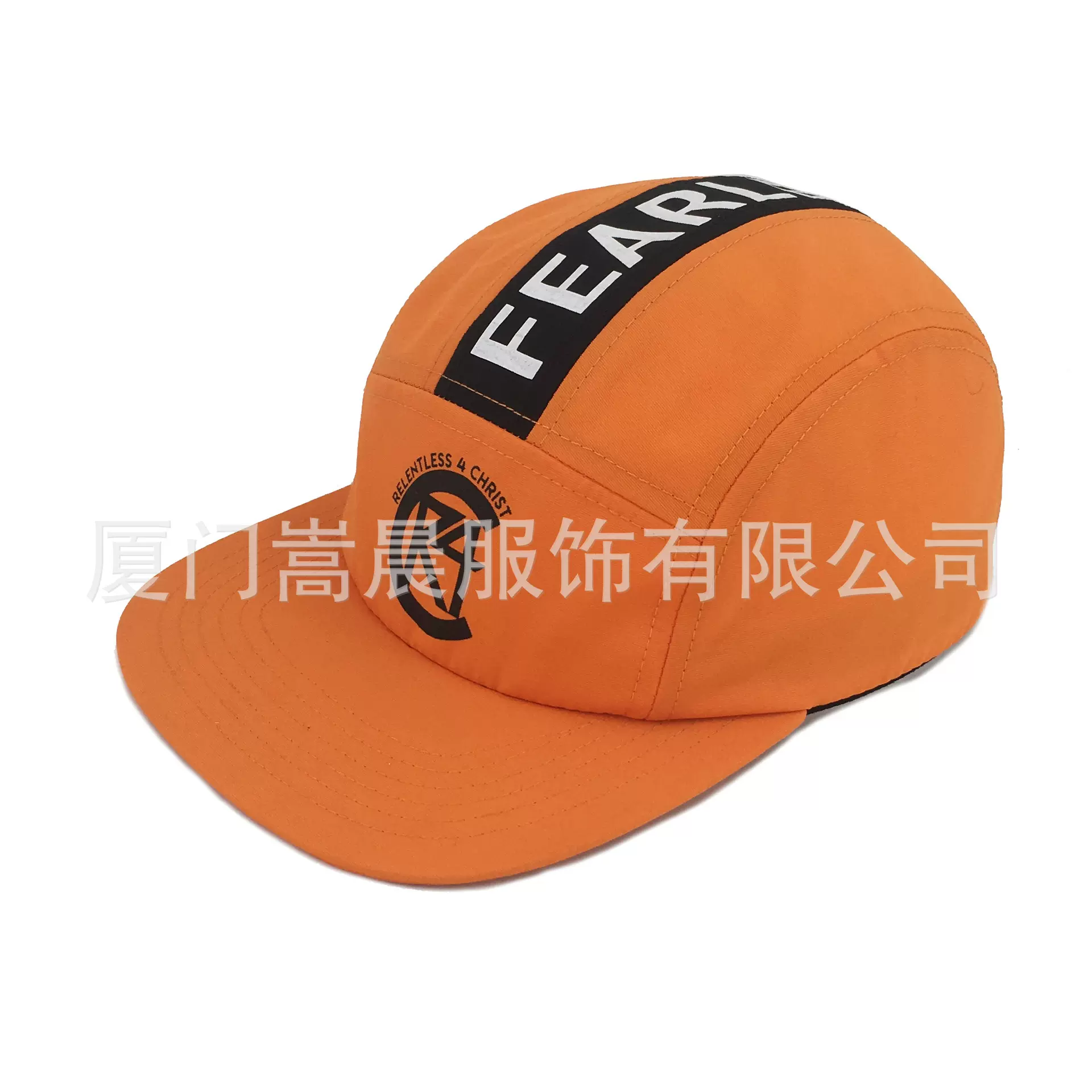 帽子定制logo五片帽棒球帽休闲帽户外嘻哈帽丝印平沿帽尼龙防泼水