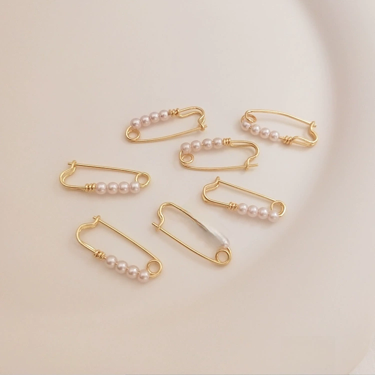 Кольцо с малым дизайном из pearl, 14 карат, золотистый цвет, интернет-знаменитость