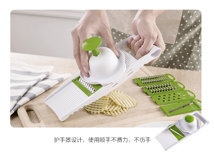 Multifunctional vegetable cutter, grater and slicer