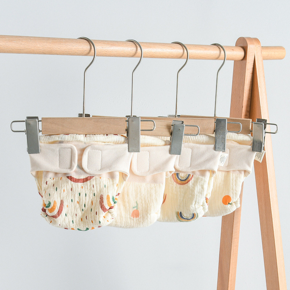 Korean Style Gauze Cotton Baby Wing Training Learning Pants Gauze Diapers Waterproof Diaper Pants Pure Cotton Diapers Category a