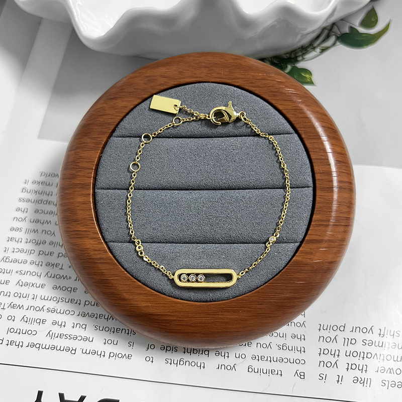 New Trendy Bracelet for Women, Niche Design, High-End, Bestie Gift, Accessible Luxury Jewelry, K Gold Electroplating