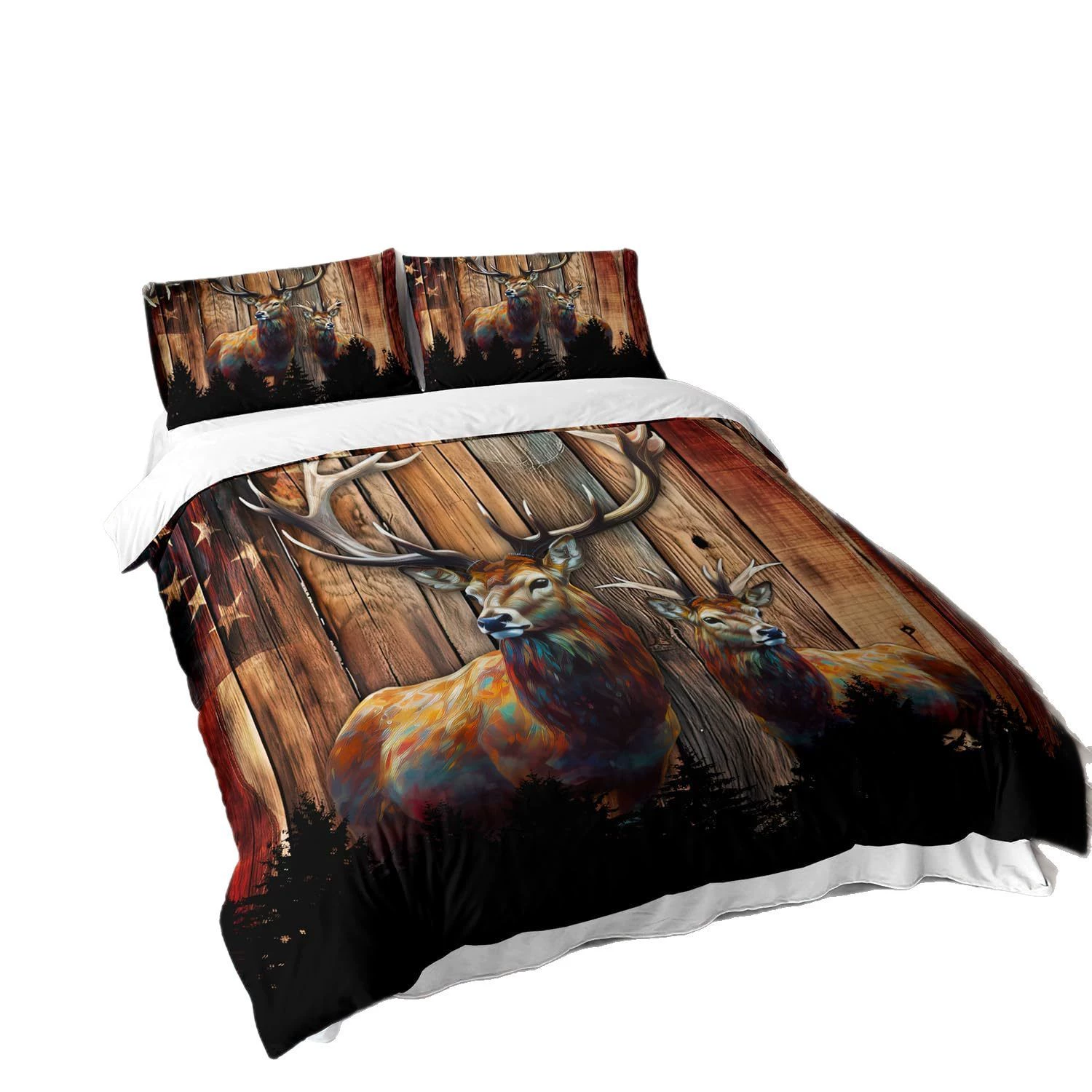 (Cross-border trading), camouflage duvet cover with down, room bedspread, USA, direct factory sales