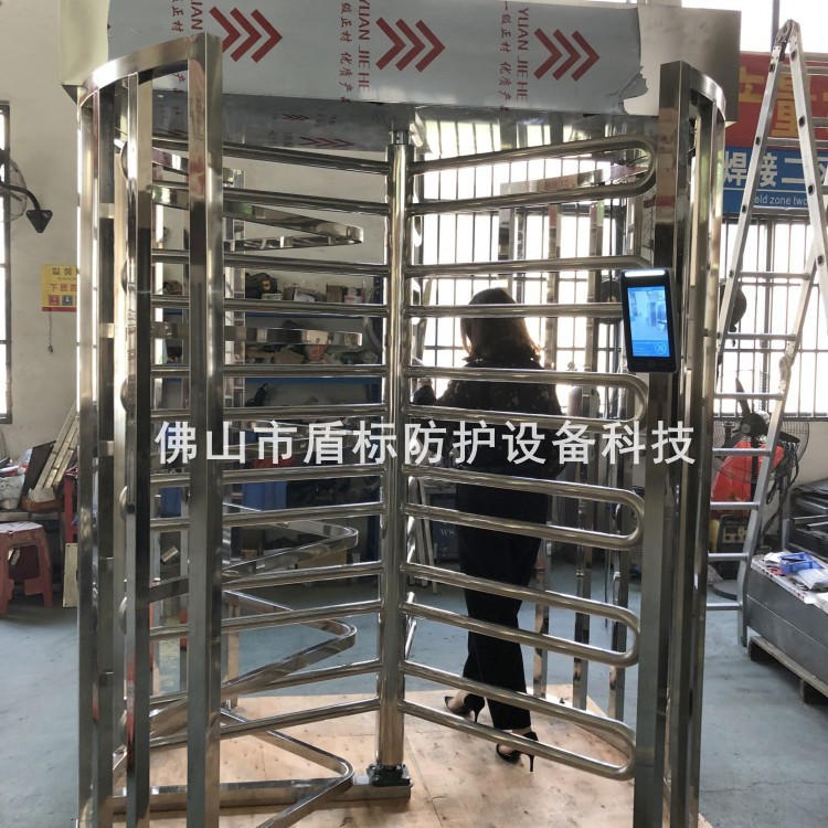 厂家批发生产全高闸机 三翼栅栏不锈钢电动旋转门 小区门禁转闸