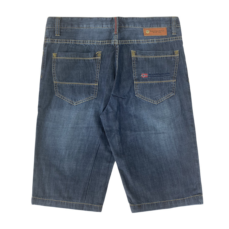 JEEP SPIRIT Denim Shorts Men's 2022 Summer New Brand Casual Pants Straight Summer JEEP SPIRIT Denim Shorts Men's 2022 Summer New Brand Casual Pants Straight Summer